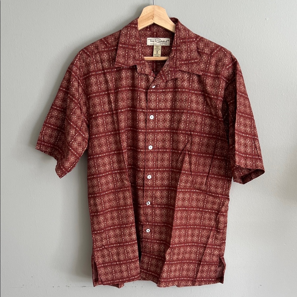 TORI RICHARD Men’s Hawaiian Cotton Shirt Medium